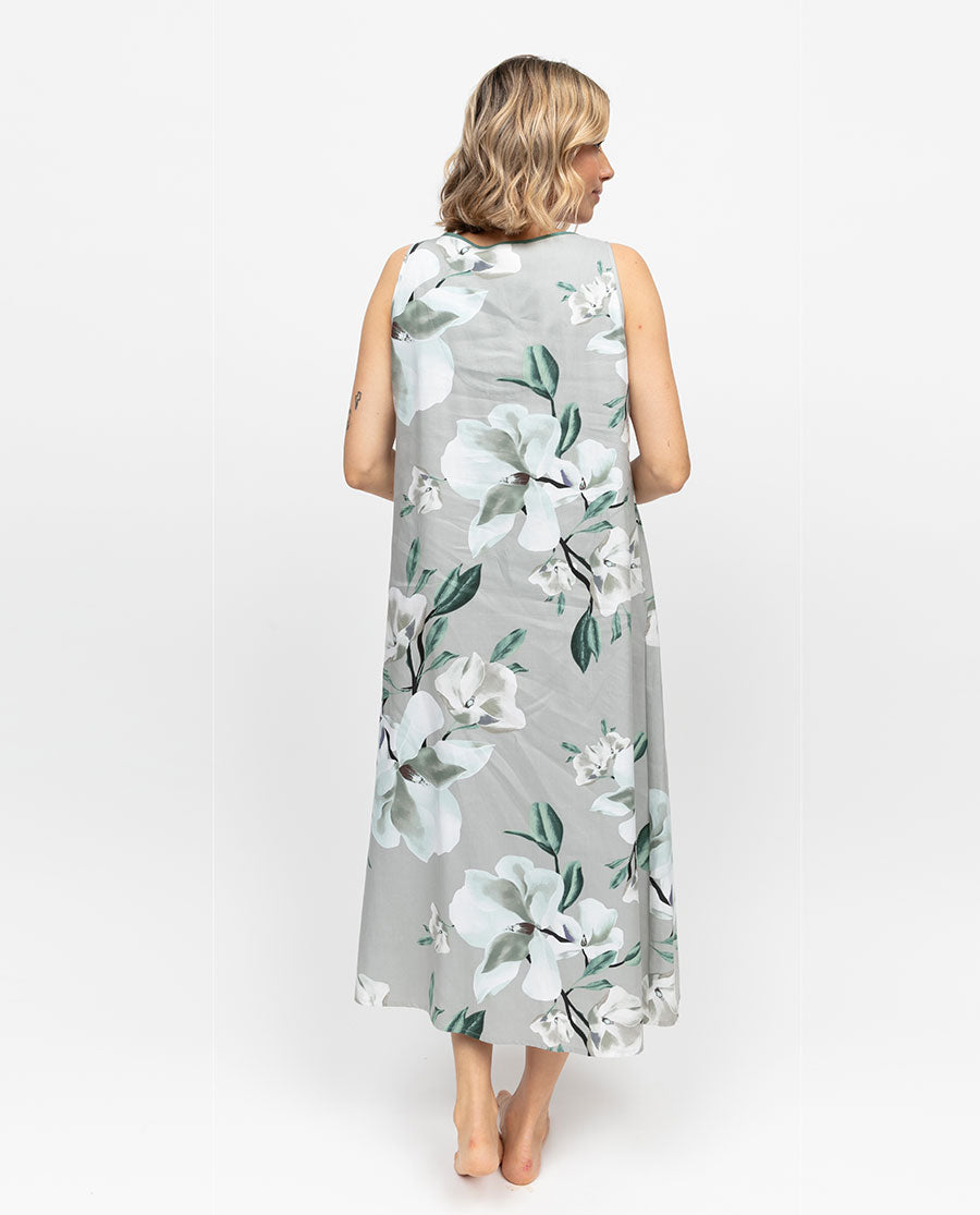 Kallie Womens Floral Print Long Nightdress