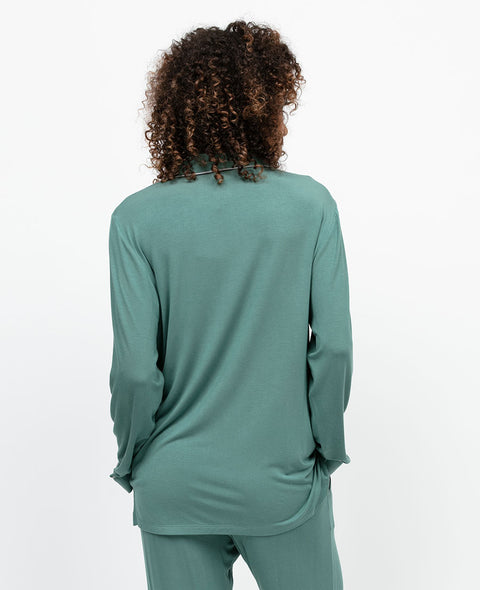 Kallie Womens Revere Jersey Pyjama Top