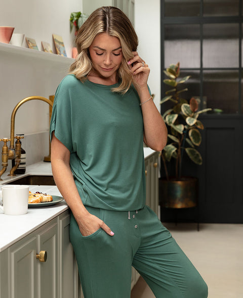 Kallie Womens Slouch Jersey Pyjama Set