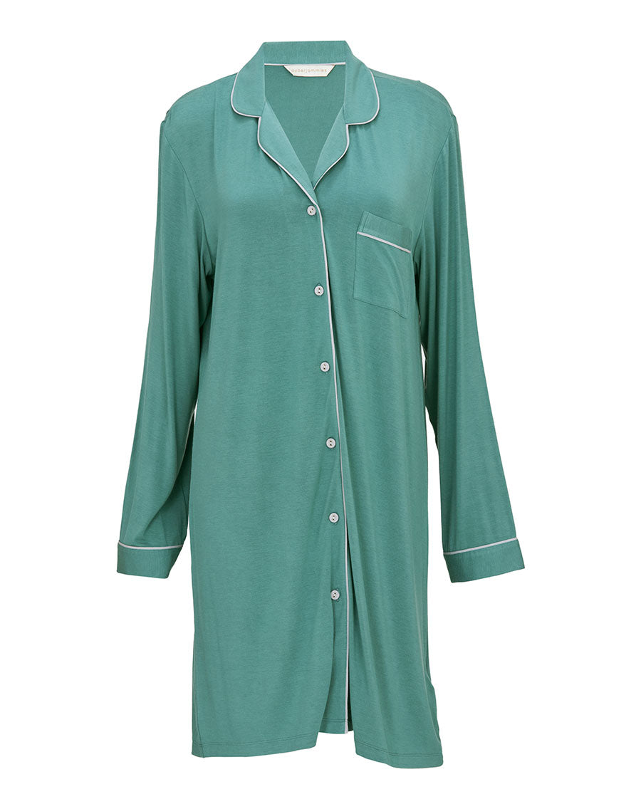 Kallie Womens Revere Jersey Nightshirt