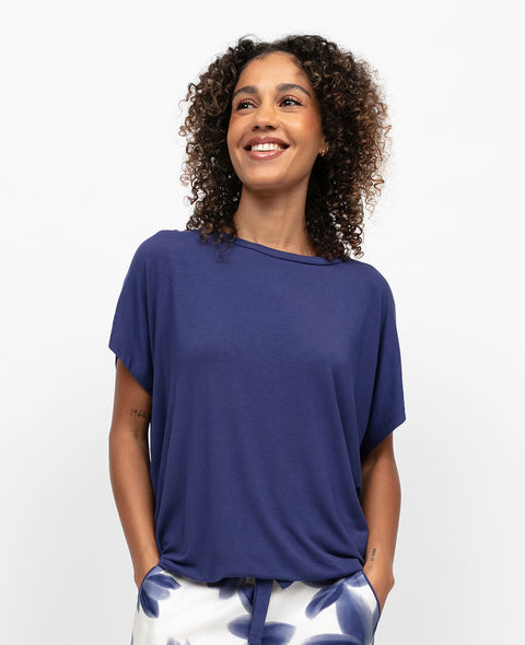 Indigo Womens Slouch Jersey Pyjama Set
