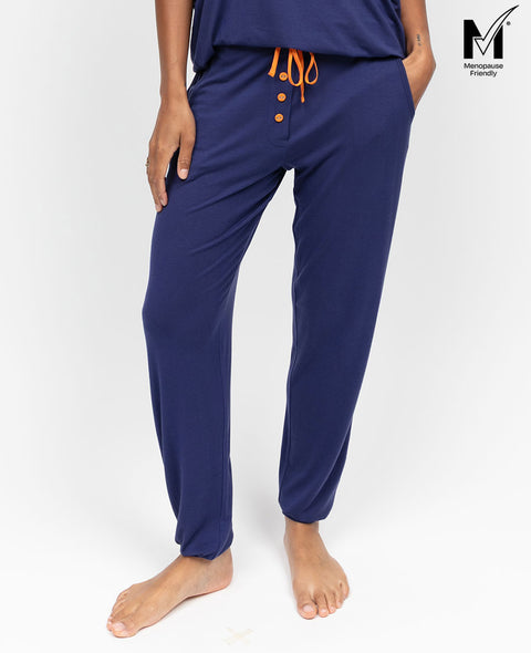 Indigo Womens Jersey Pyjama Bottoms
