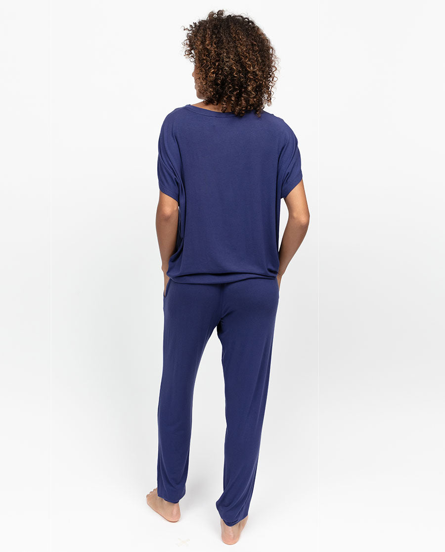 Indigo Womens Jersey Pyjama Bottoms