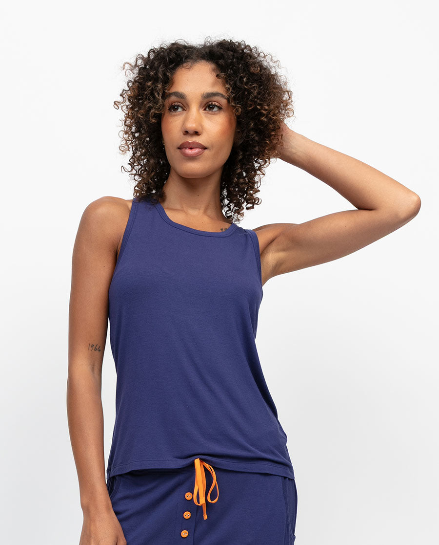 Indigo Womens Jersey Vest