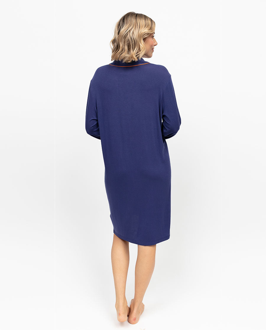 Indigo Womens Revere Jersey Nightshirt