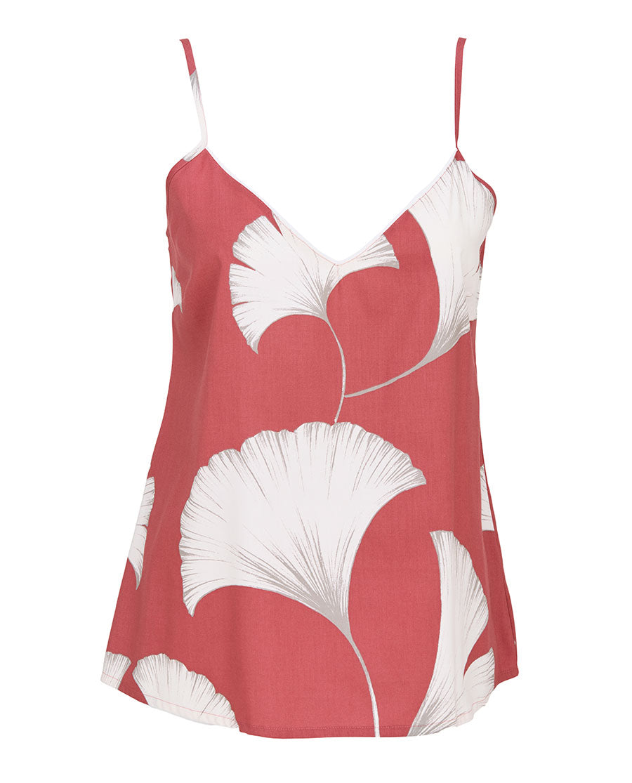 Josie Womens Leaf Print Cami