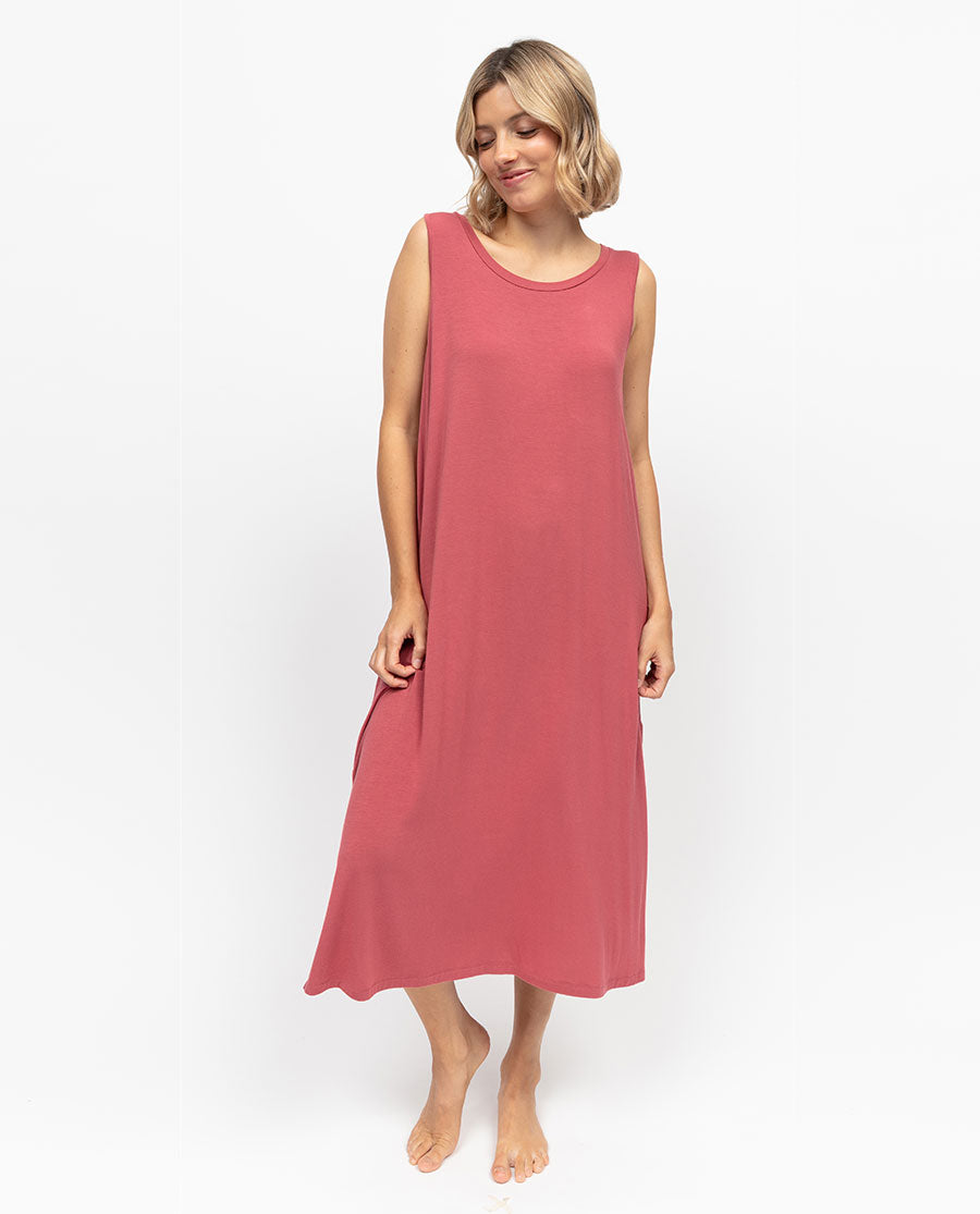 Josie Womens Jersey Long Nightdress