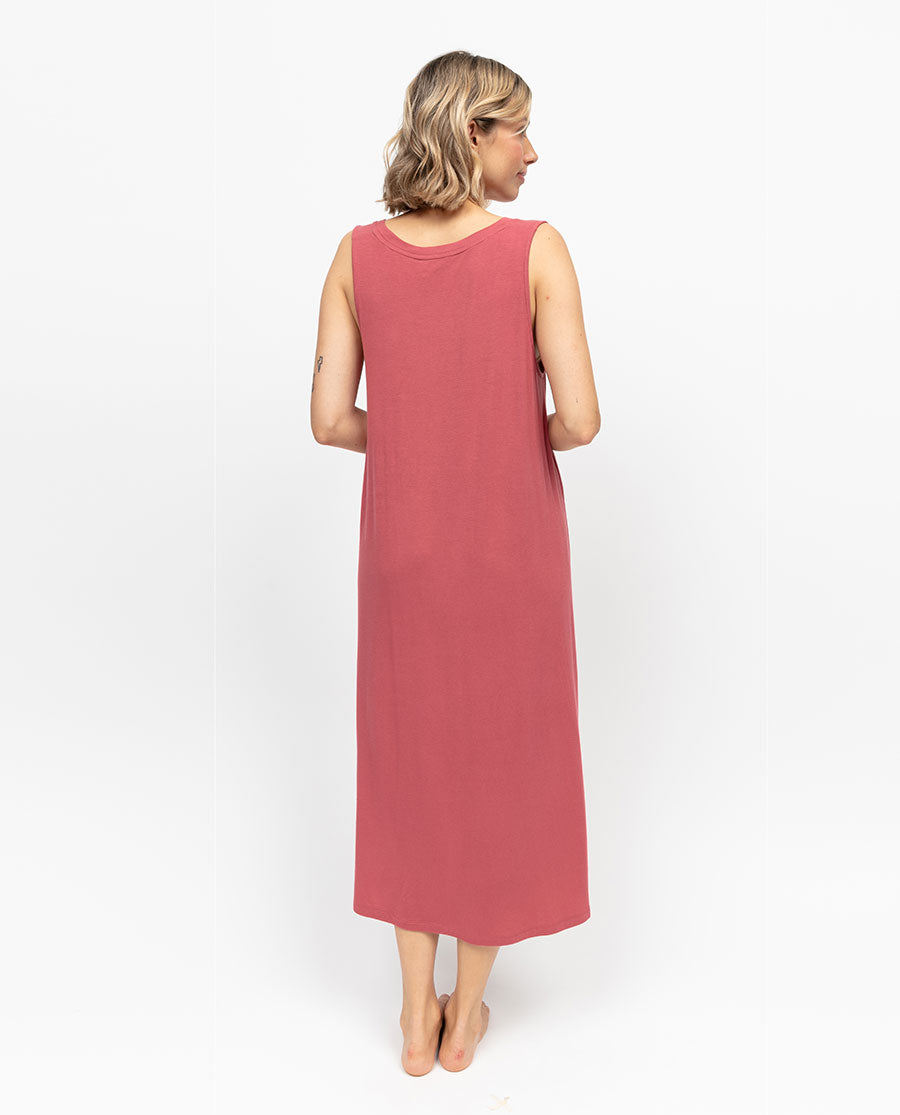 Josie Womens Jersey Long Nightdress
