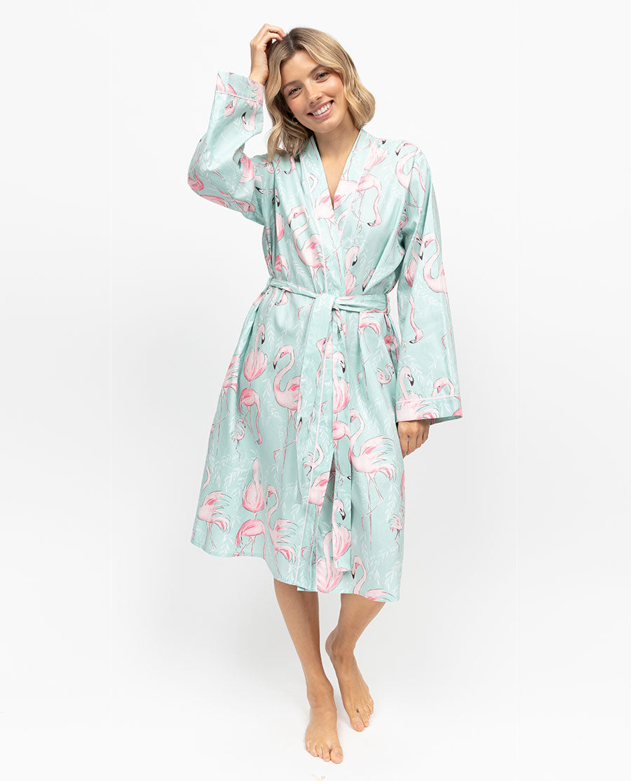 ladies flamingo dressing gown Flamingo Dressing Gown