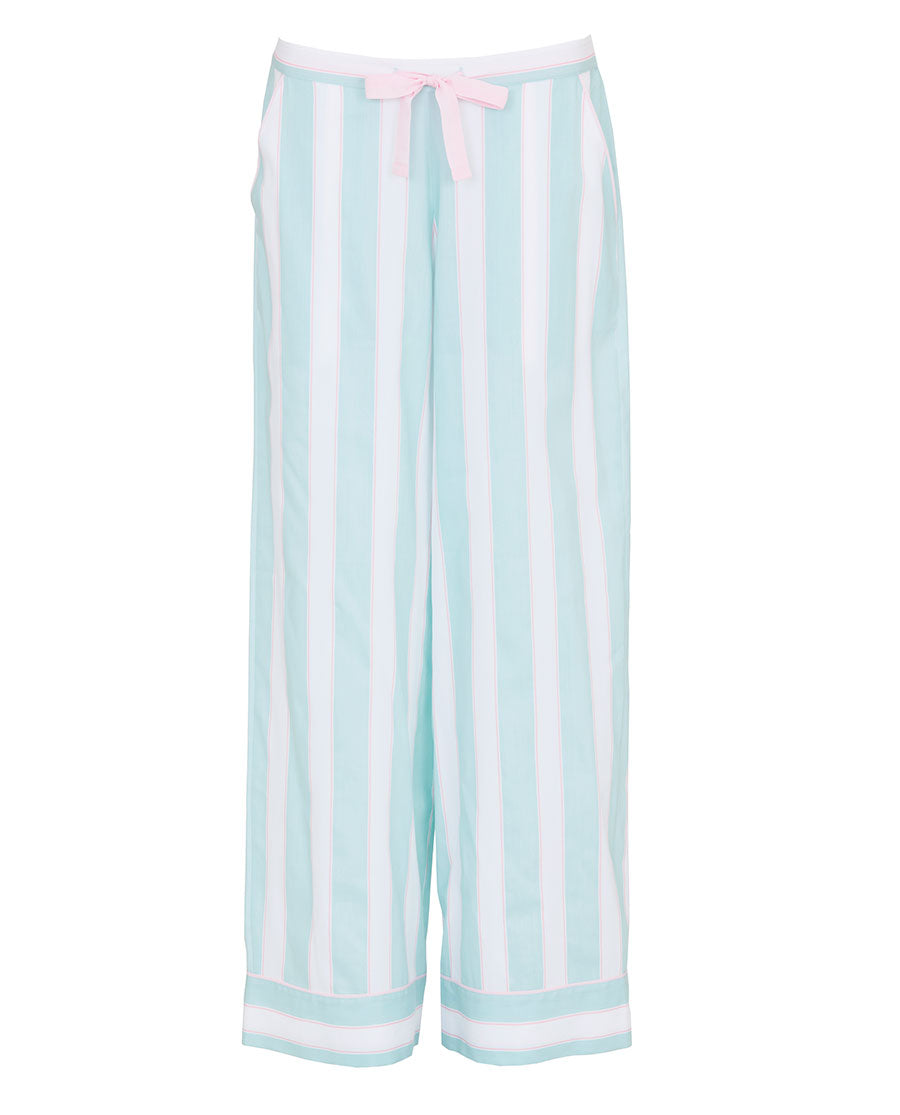 Francesca Womens Printed Stripe Wide Leg Pyjama Bottoms