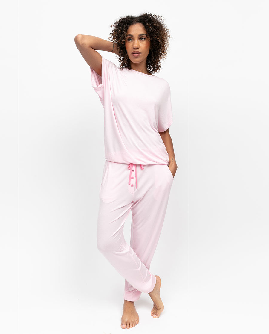 Francesca Womens Slouch Jersey Pyjama Set