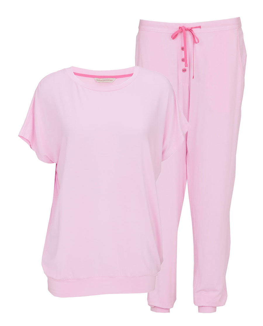 Francesca Womens Slouch Jersey Pyjama Set