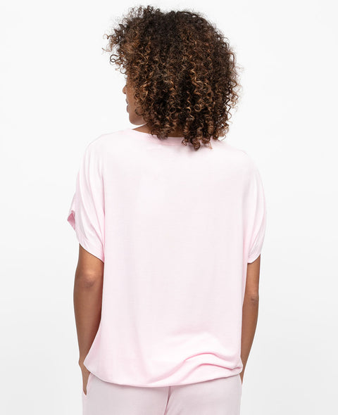 Francesca Womens Slouch Jersey Pyjama Top