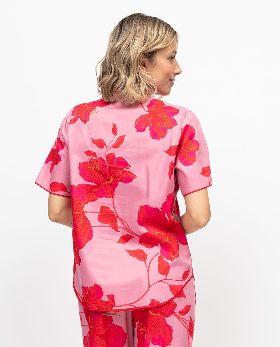 Pippa Womens Floral Print Pyjama Top