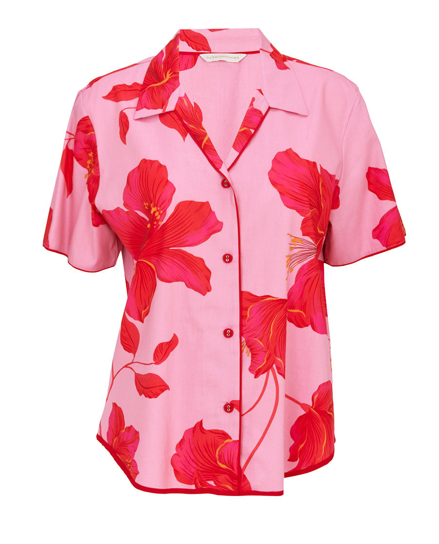 Pippa Womens Floral Print Pyjama Top
