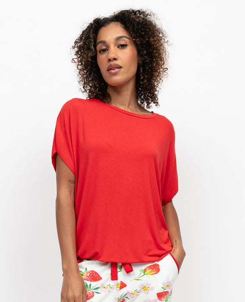 Pippa Womens Slouch Jersey Pyjama Top