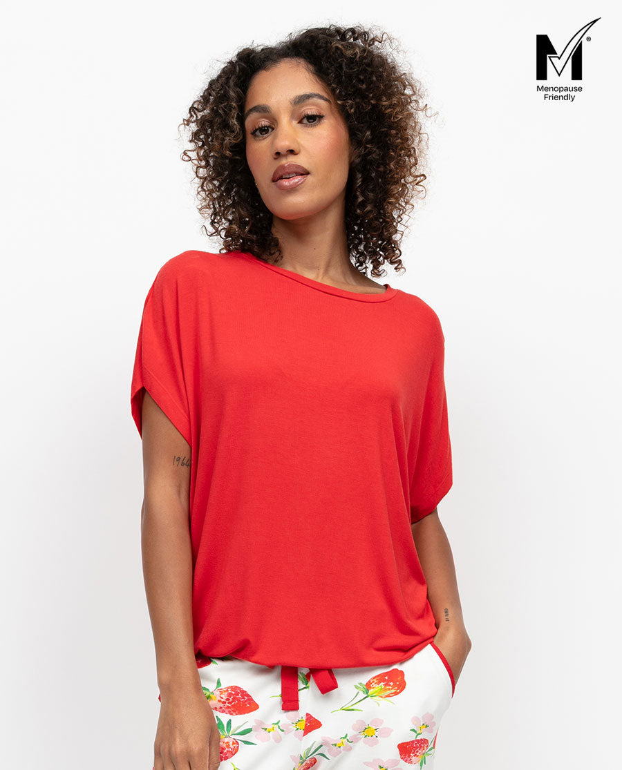 Pippa Womens Slouch Jersey Pyjama Top