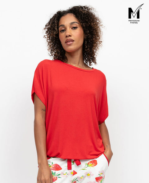 Pippa Womens Slouch Jersey Pyjama Top