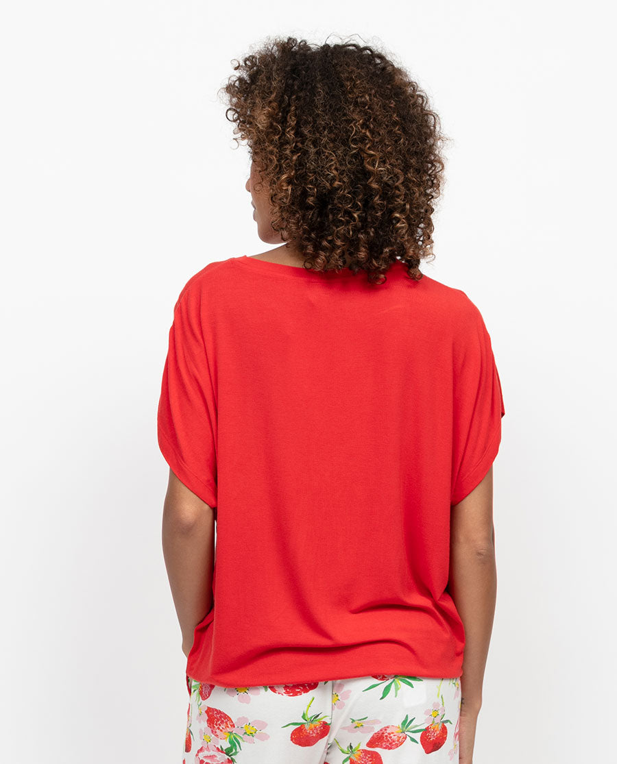 Pippa Womens Slouch Jersey Pyjama Top