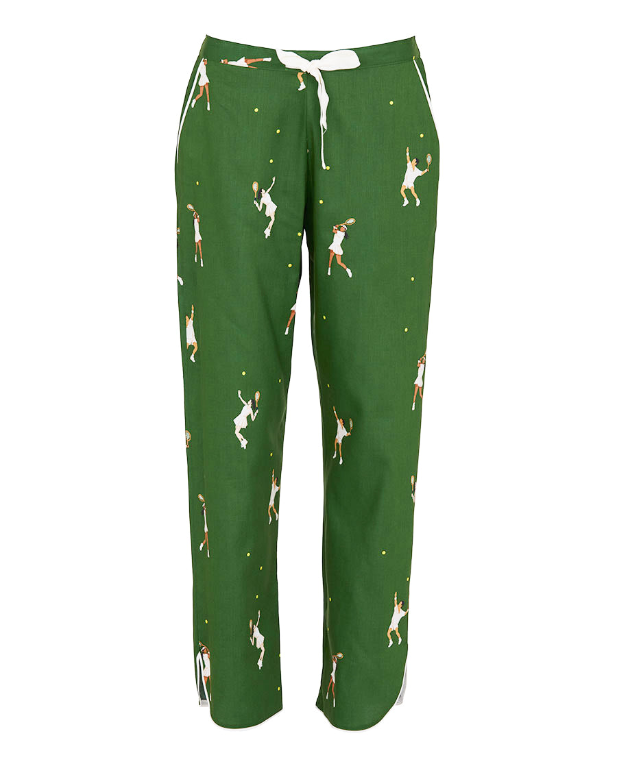 Charlie Womens Tennis Print Pyjama Bottoms