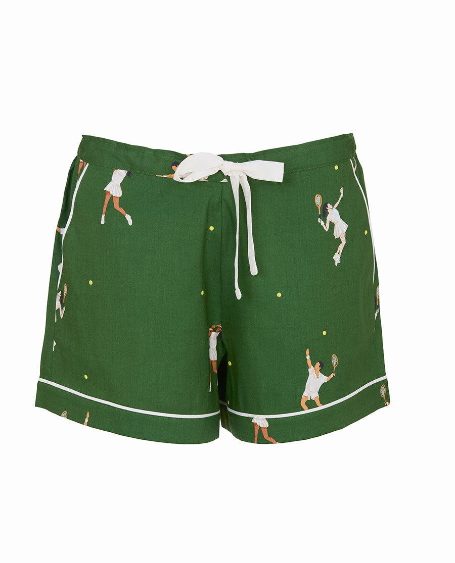 Charlie Womens Tennis Print Shorts