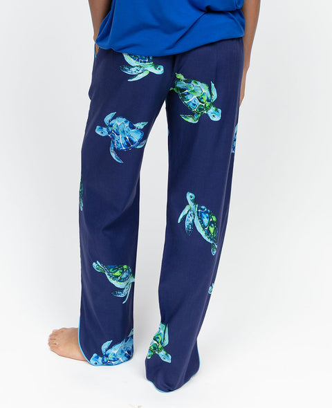 Ashley Womens Turtle Print Pyjama Bottoms
