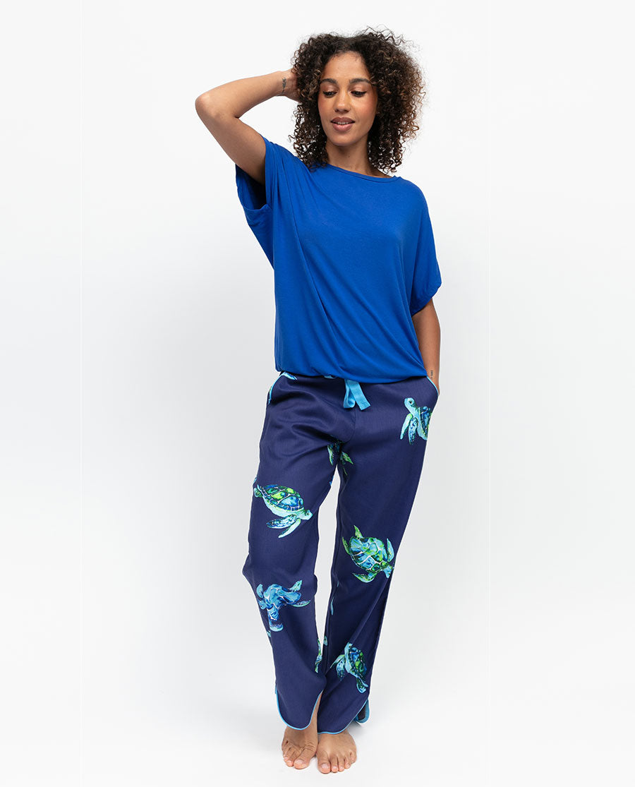 Ashley Womens Turtle Print Pyjama Bottoms