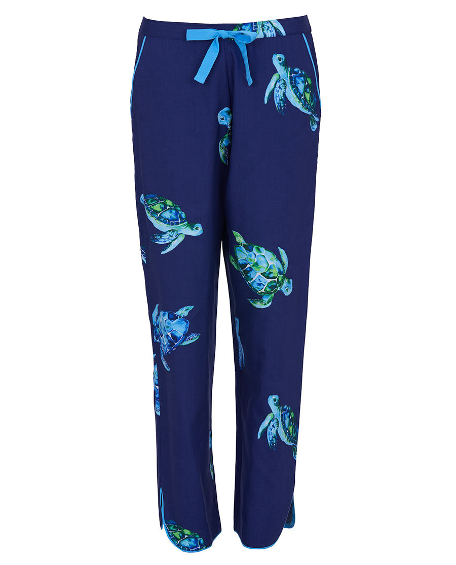 Ashley Womens Turtle Print Pyjama Bottoms