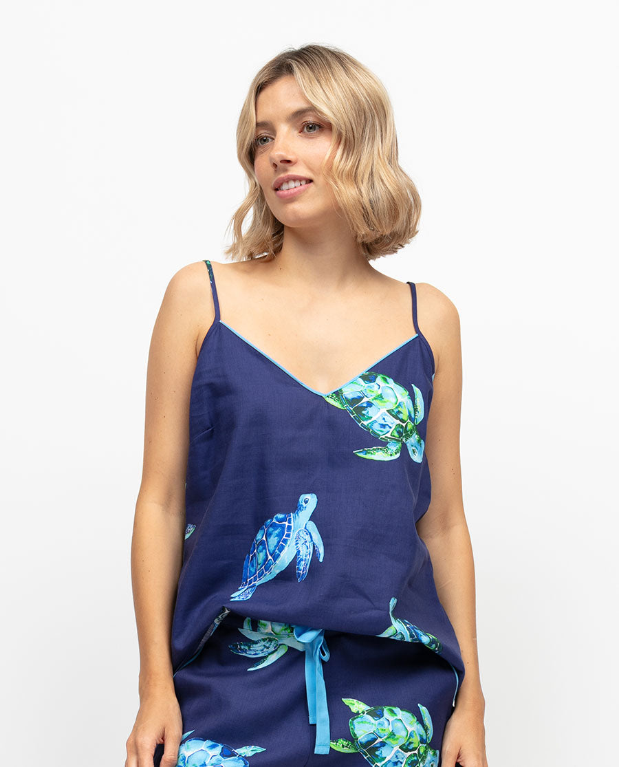 Ashley Womens Turtle Print Cami