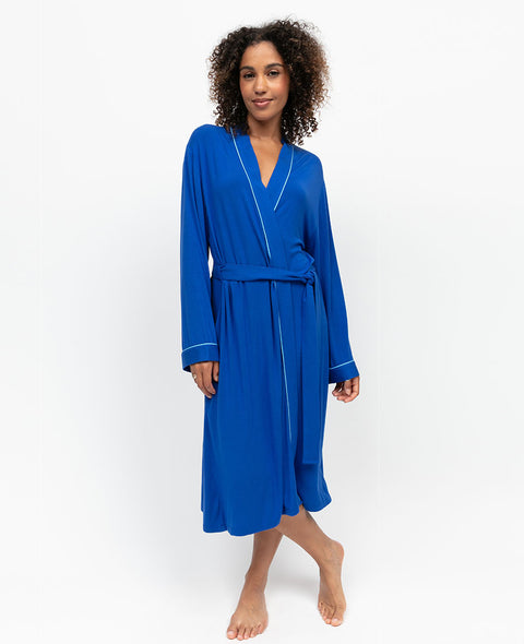 Ashley Womens Jersey Long Dressing Gown
