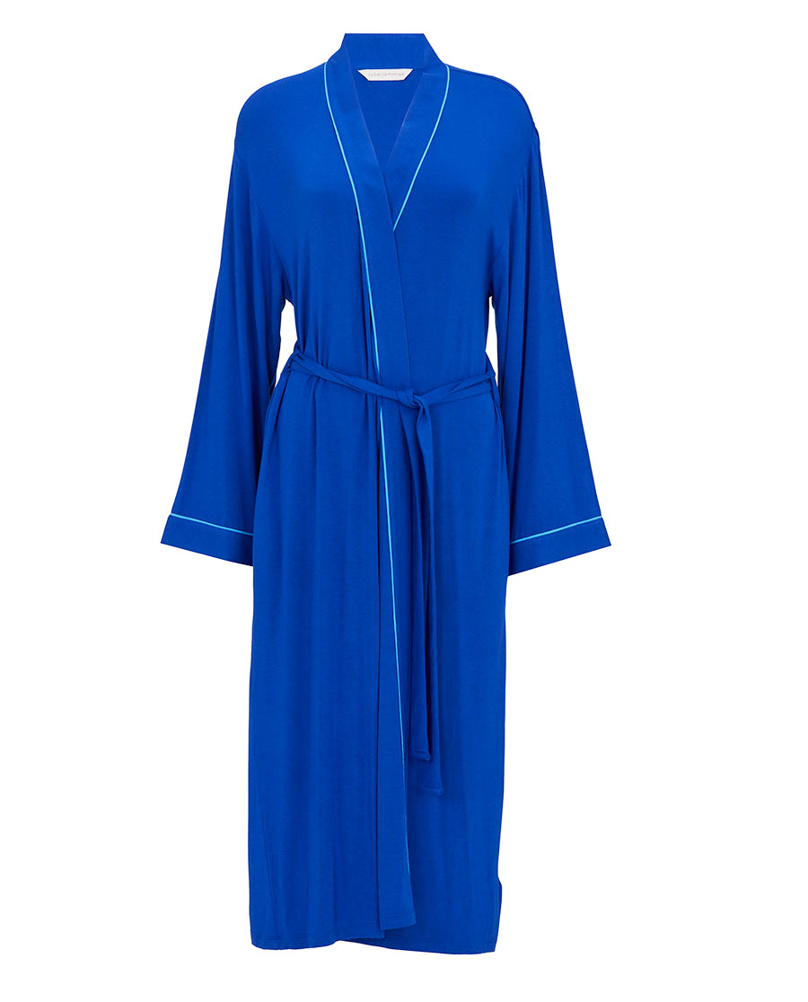 Ashley Womens Jersey Long Dressing Gown