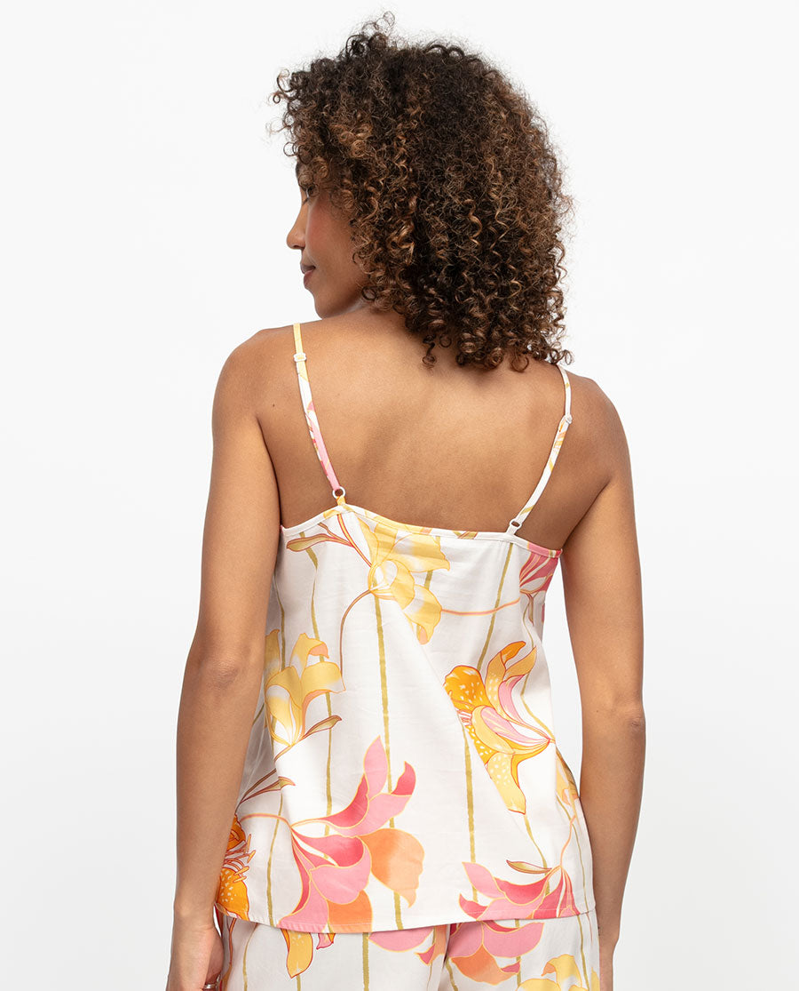 Amelia Womens Floral Print Cami