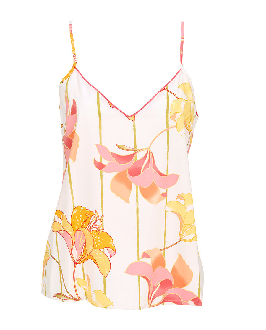 Amelia Womens Floral Print Cami
