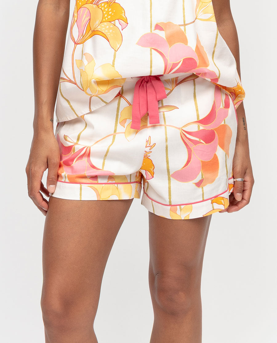 Amelia Womens Floral Print Shorts