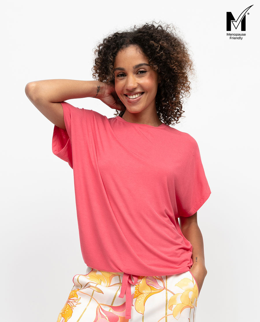 Amelia Womens Slouch Jersey Pyjama Top