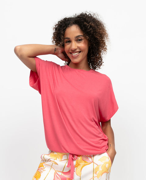 Amelia Womens Slouch Jersey Pyjama Top