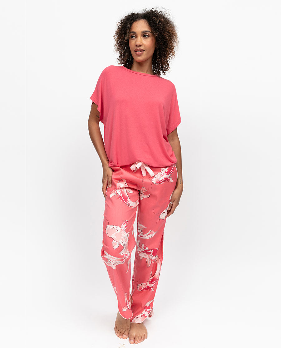 Amelia Womens Slouch Jersey Pyjama Top
