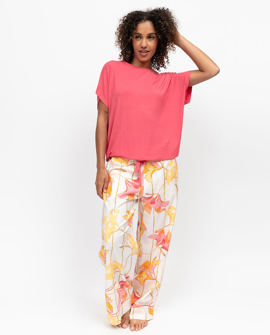 Amelia Womens Slouch Jersey Pyjama Top