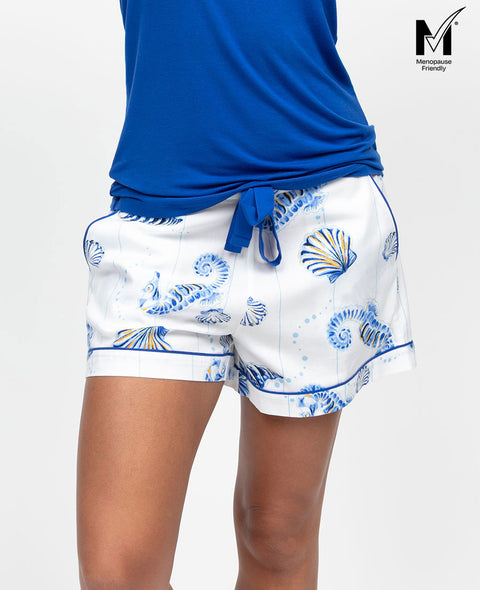 Essie Womens Seahorse Print Shorts