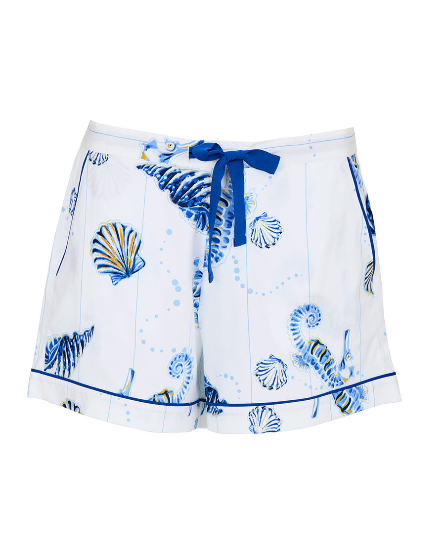 Essie Womens Seahorse Print Shorts