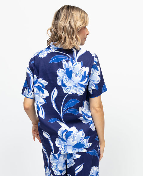 Essie Womens Floral Print Pyjama Top