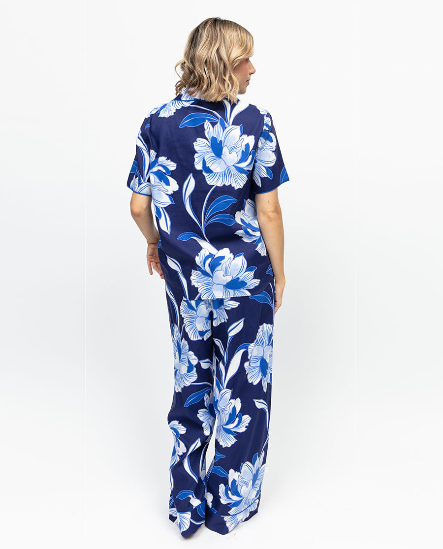 Essie Womens Floral Print Pyjama Top