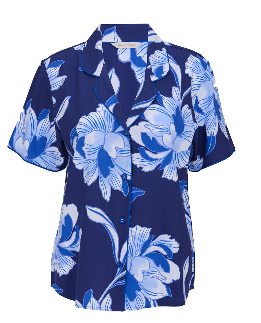 Essie Womens Floral Print Pyjama Top