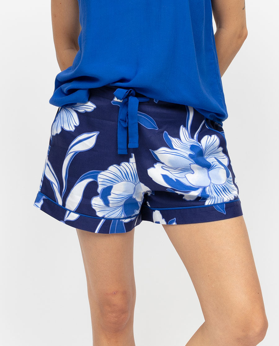 Essie Womens Floral Print Shorts