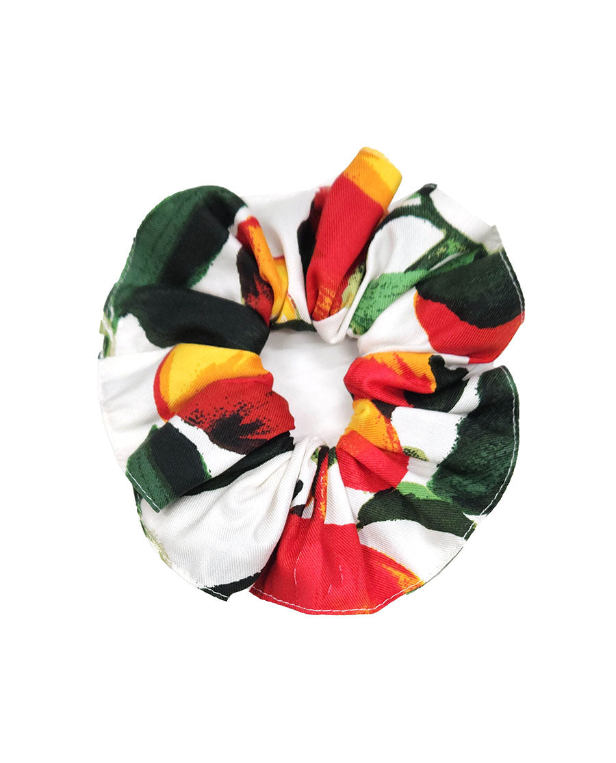 Tara Apple Print Scrunchie