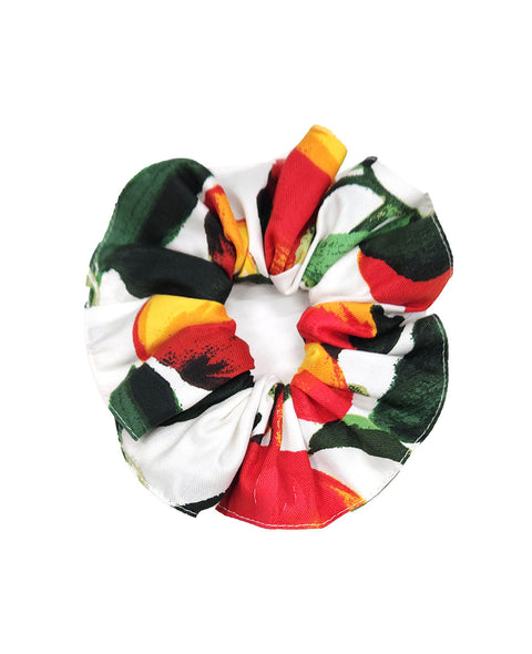 Tara Apple Print Scrunchie