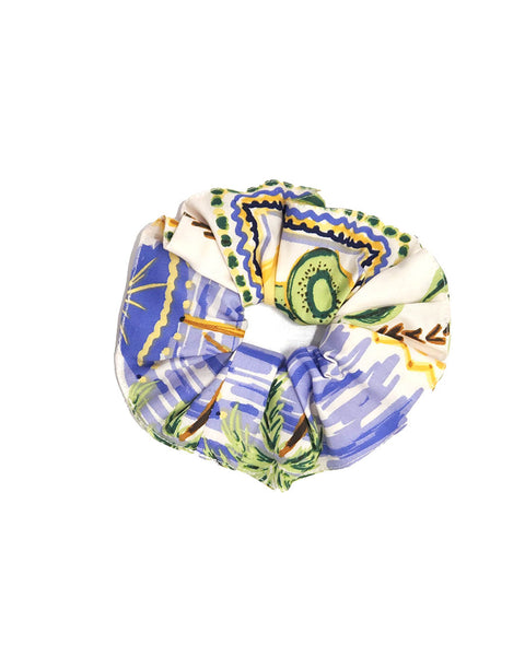 Cora Postcard Print Scrunchie