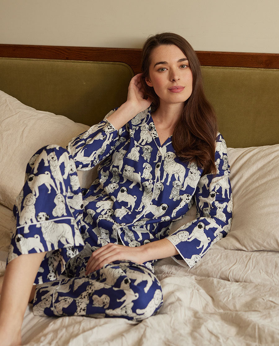 Indigo Womens Dog Print Pyjama Set