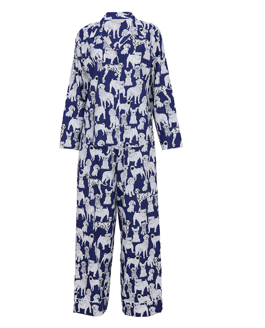 Indigo Womens Dog Print Pyjama Set