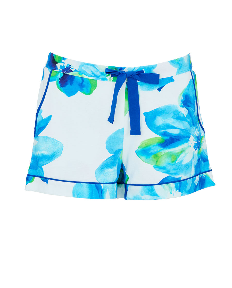 Ashley Womens Floral Printed Jersey Shorts